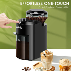 Anti-static Burr Mill Conical Coffee Bean Grinder with 28 Precise Grinds